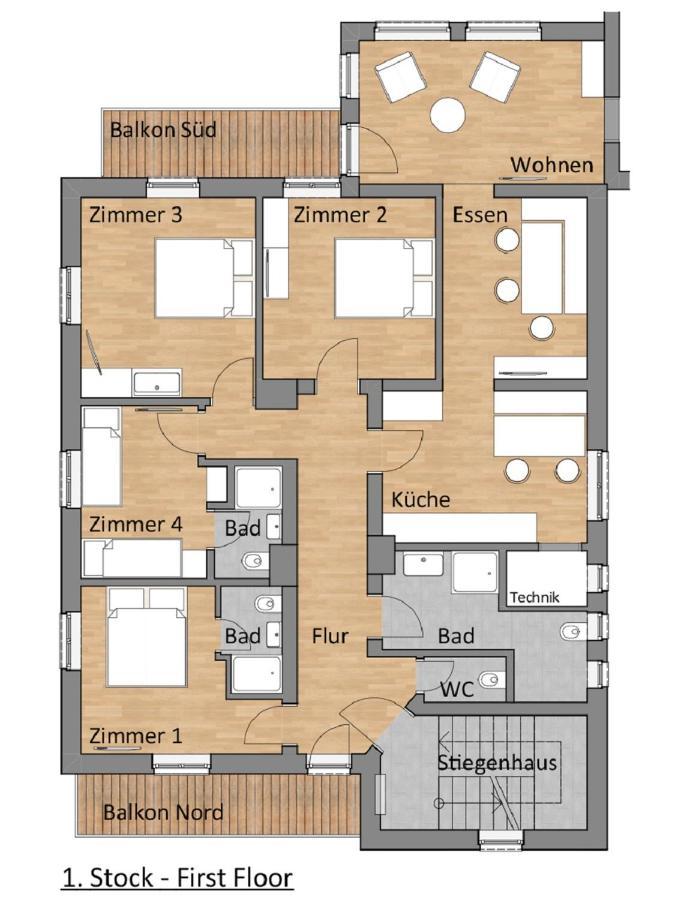Haus Alton Apartment Файбербрун Екстериор снимка